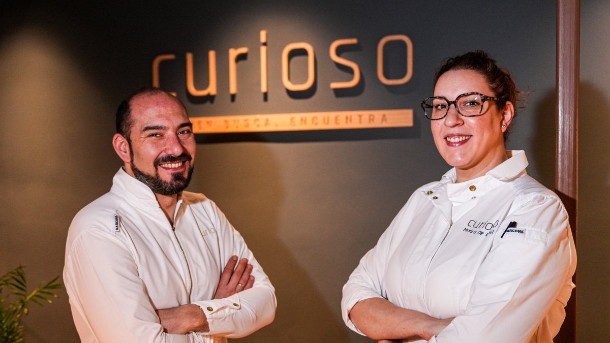 Luis de Miguel y Marina de la Hoz, del restaurante 'Curioso'