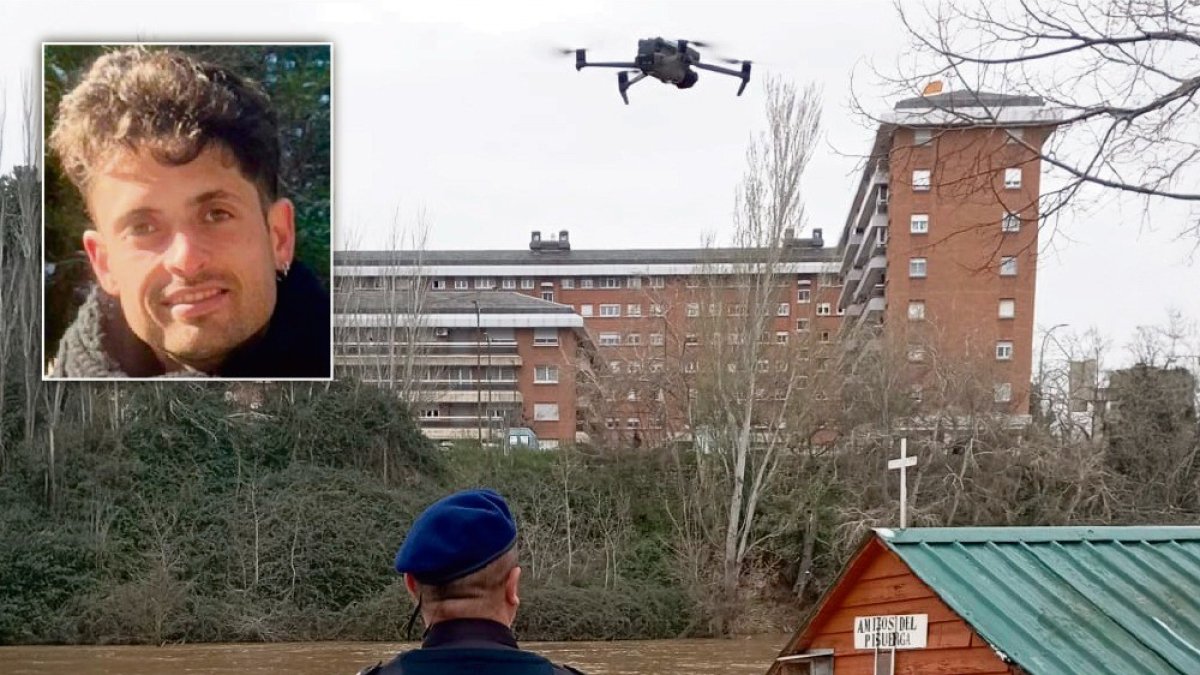 Los drones buscan a Alejandro Aranda
