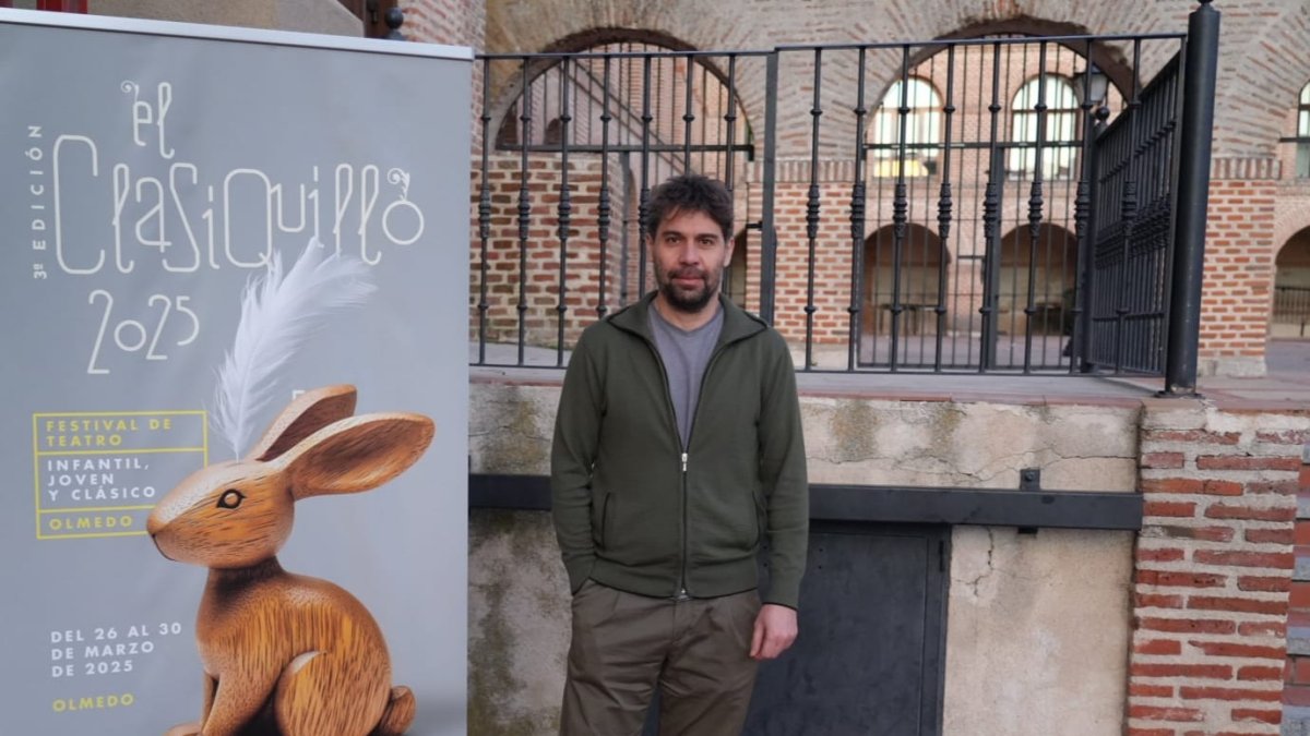 Javier Pérez Lázaro, director de la tercera edición del Festival de Teatro Infantil, Joven y Clásico El Clasiquillo de Olmedo