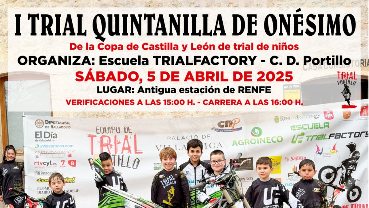 Cartel anunciador de la prueba.