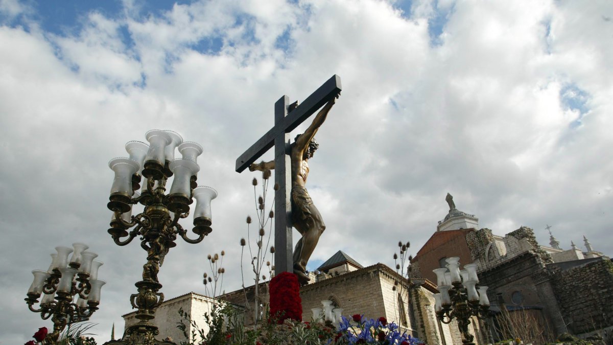 Procesión de Penitencia de la Semana Santa de Valladolid, imagen de archivo