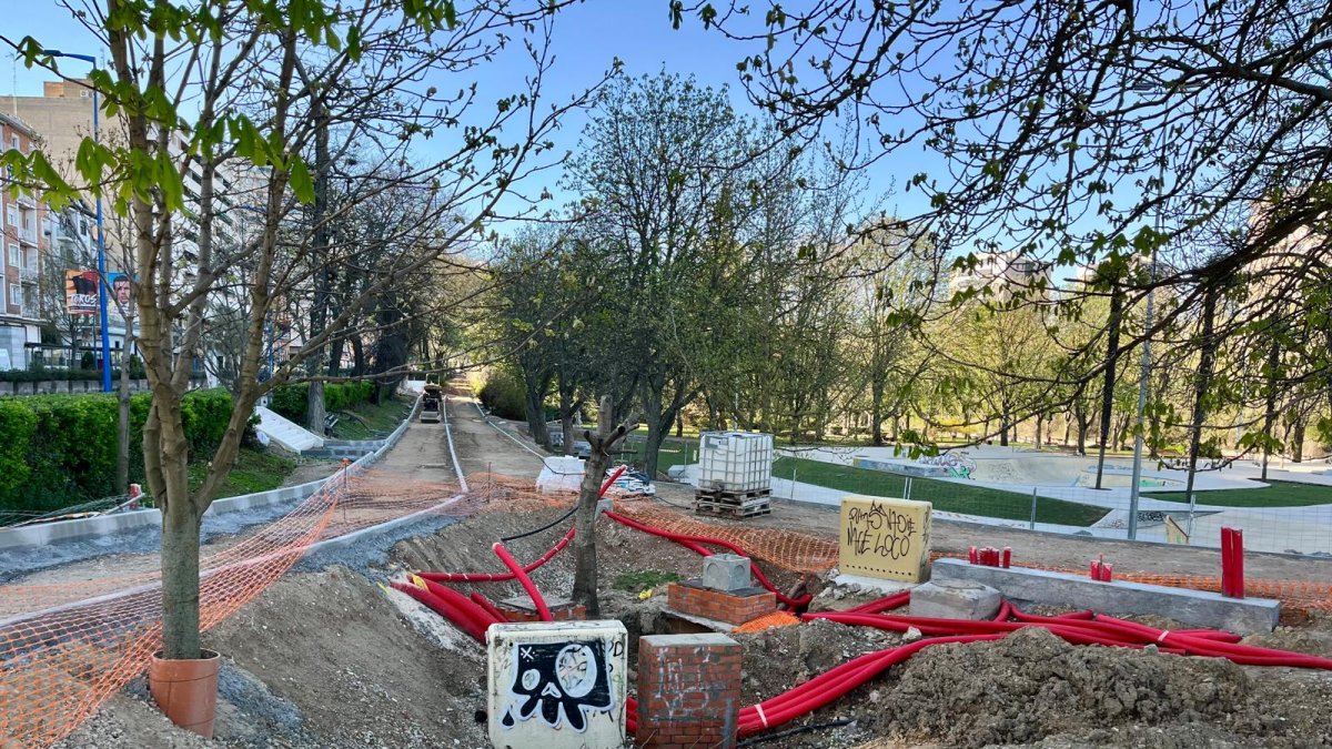 Zona de las moreras próxima al Paseo de Isabel la Católica
