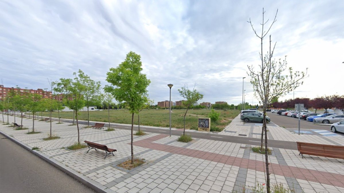 Zona de Los Viveros donde se construirá el bloque.