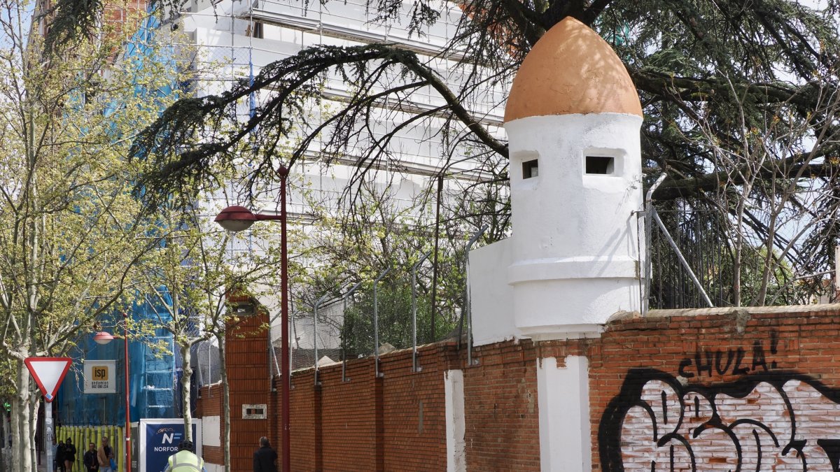 Imagen del Cuartel de La Rubia en el Paseo de Zorrilla