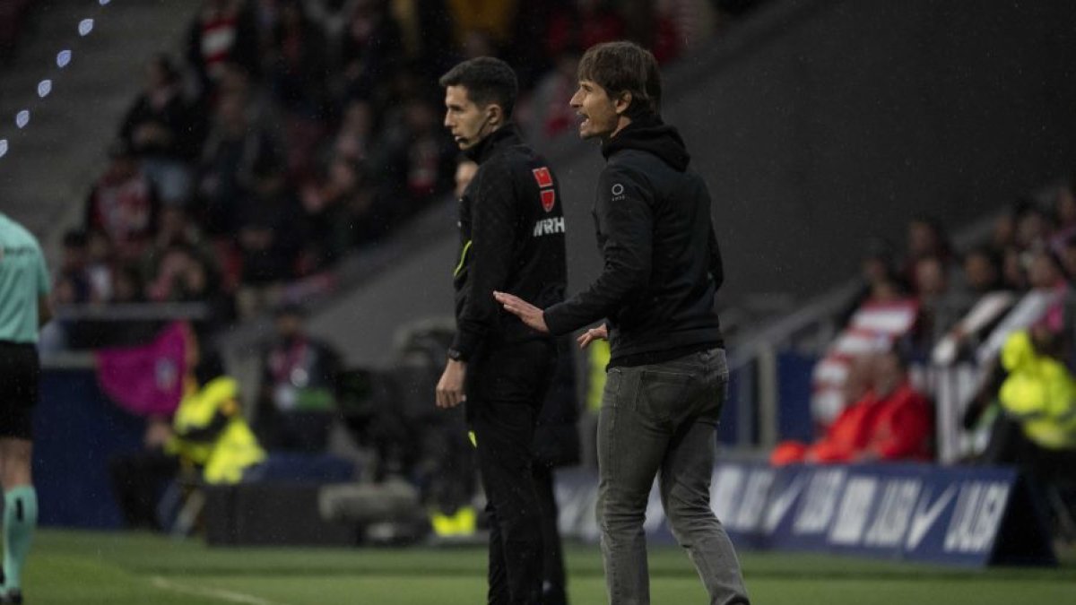 Álvaro Rubio, en el Metropolitano.