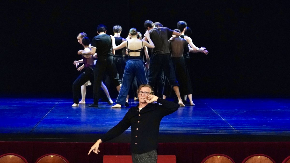 Pase gráfico del ensayo de la compañía Nacho Duato en el Calderón de Valladolid.