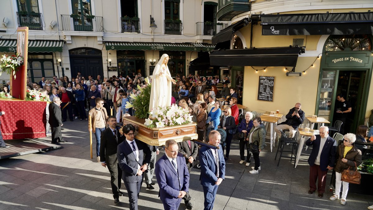 Celebración de la Procesión de la Divina Misericordia de Valladolid.