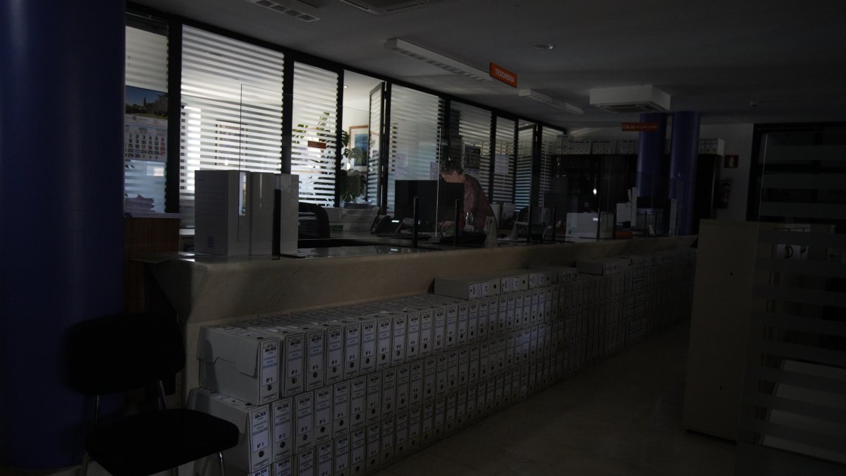 Instituciones y comercios de Ponferrada afectados por el apagón masivo