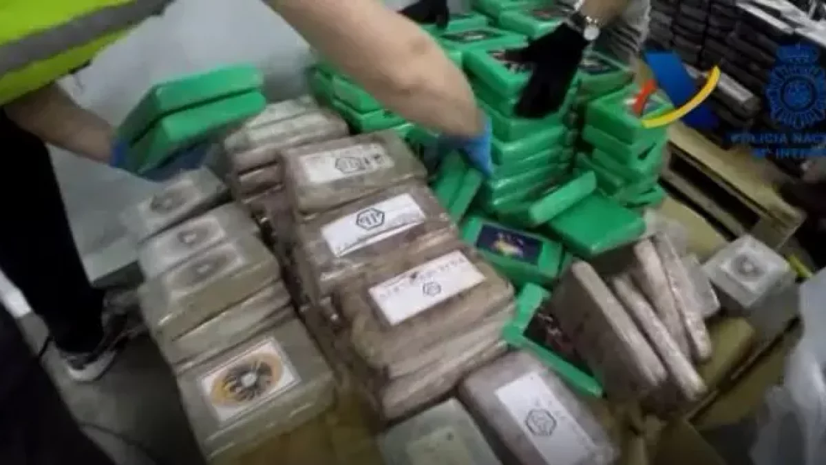 Incautación de cocaína de la Policía Nacional en una imagen de archivo.