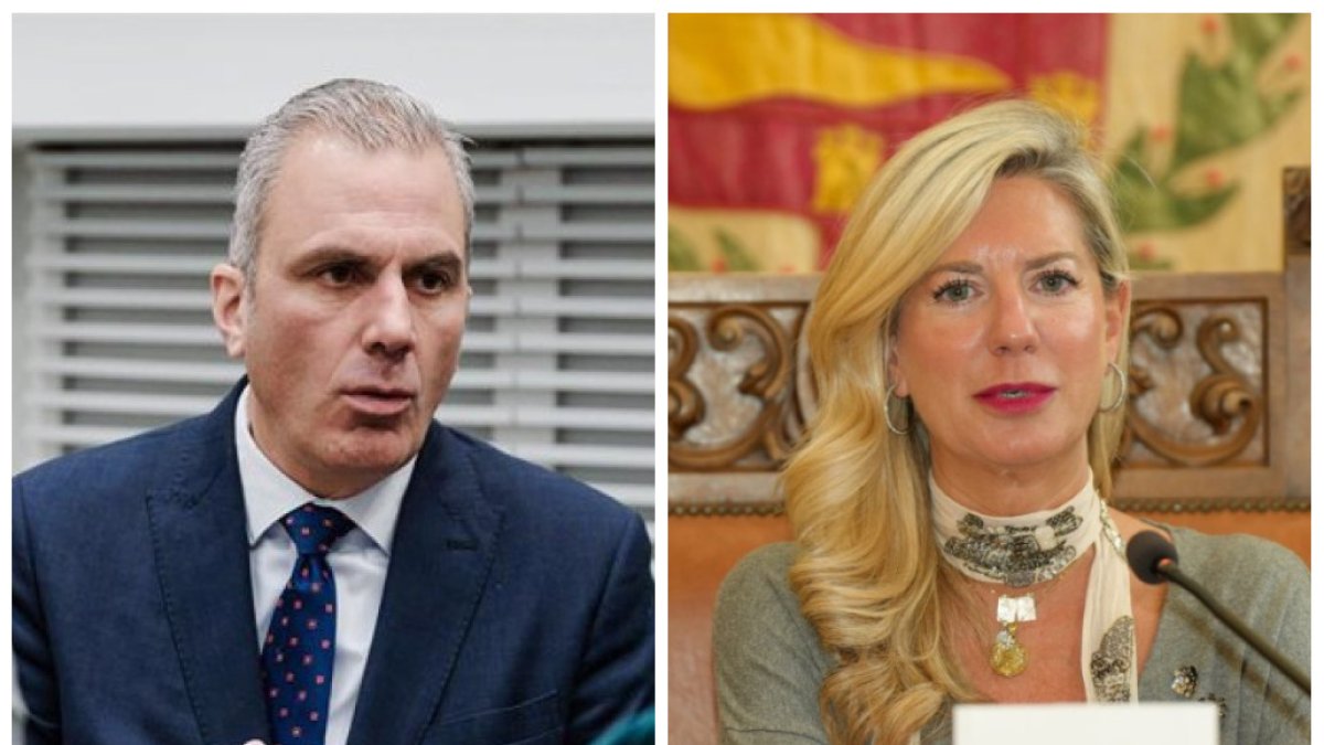 Ortega Smith e Irene Carvajal, en imágenes de archivo