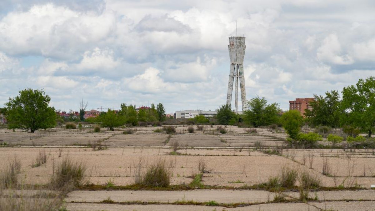 Terrenos donde se ubicaba la fábrica de uralita en la avenida de Zamora