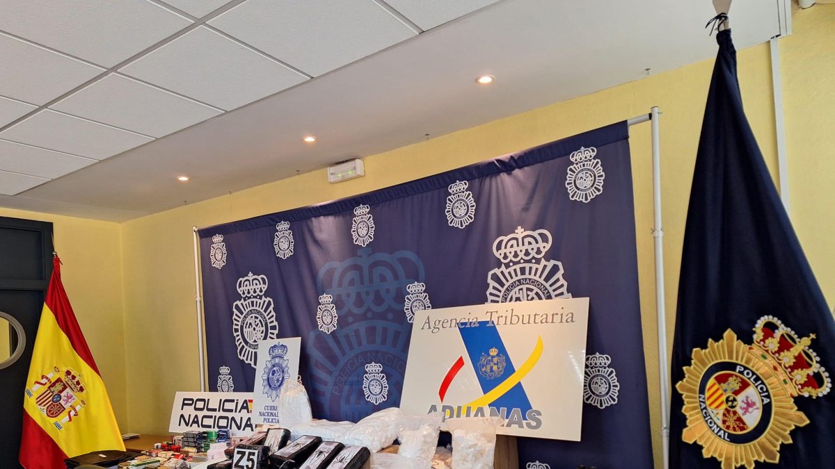 Droga incautada en la operación churruca
