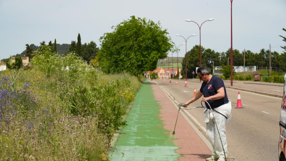 Carril bici de Zaratán