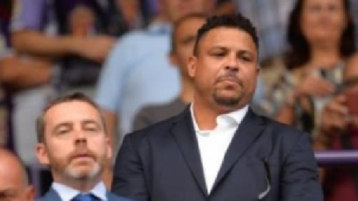 Jacobo Ruiz de Salas, en el palco delante de Ronaldo.