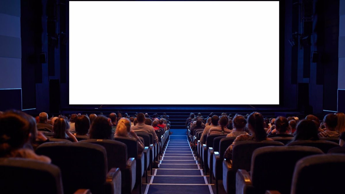 Sala de cine en una imagen de archivo