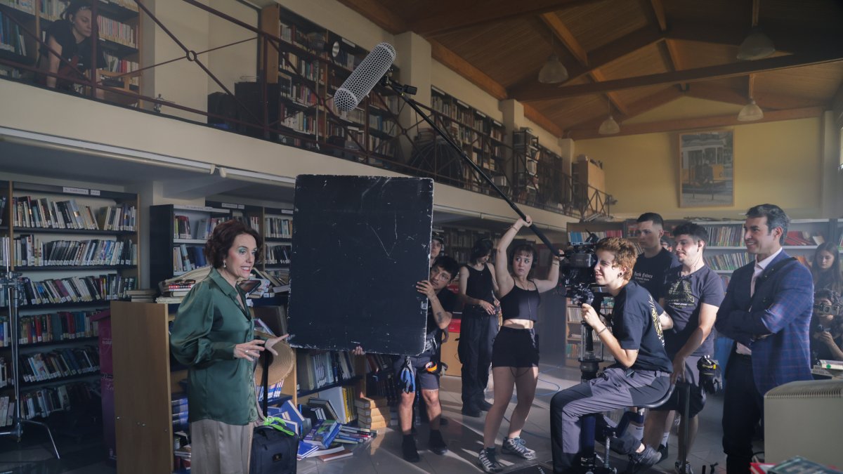 Una imagen del rodaje