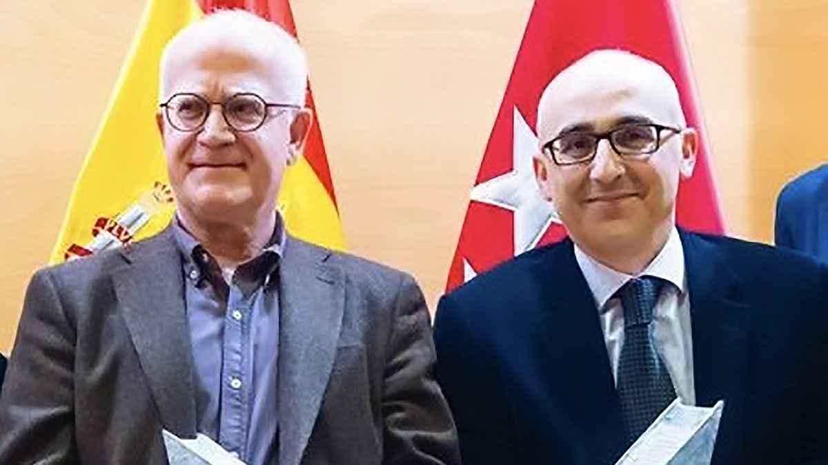 Fernando del Rey y Manuel Álvarez, autores de Fuego cruzado.