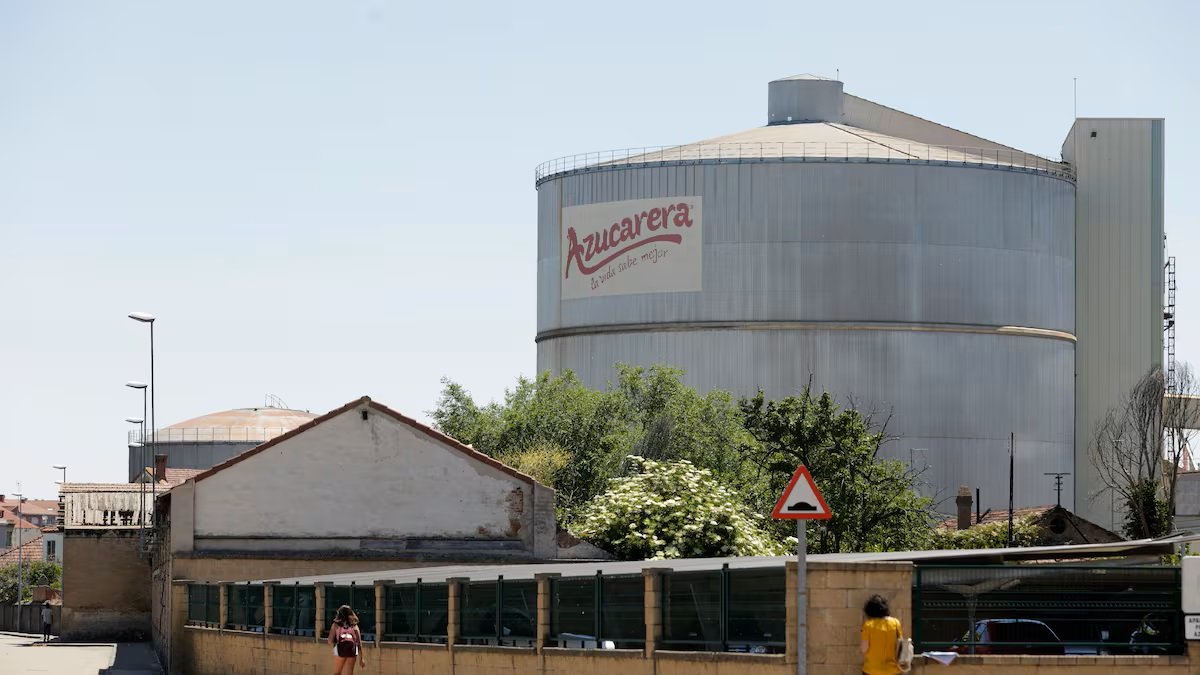 Fábrica de Azucarera en La Bañeza, en una imagen de archivo