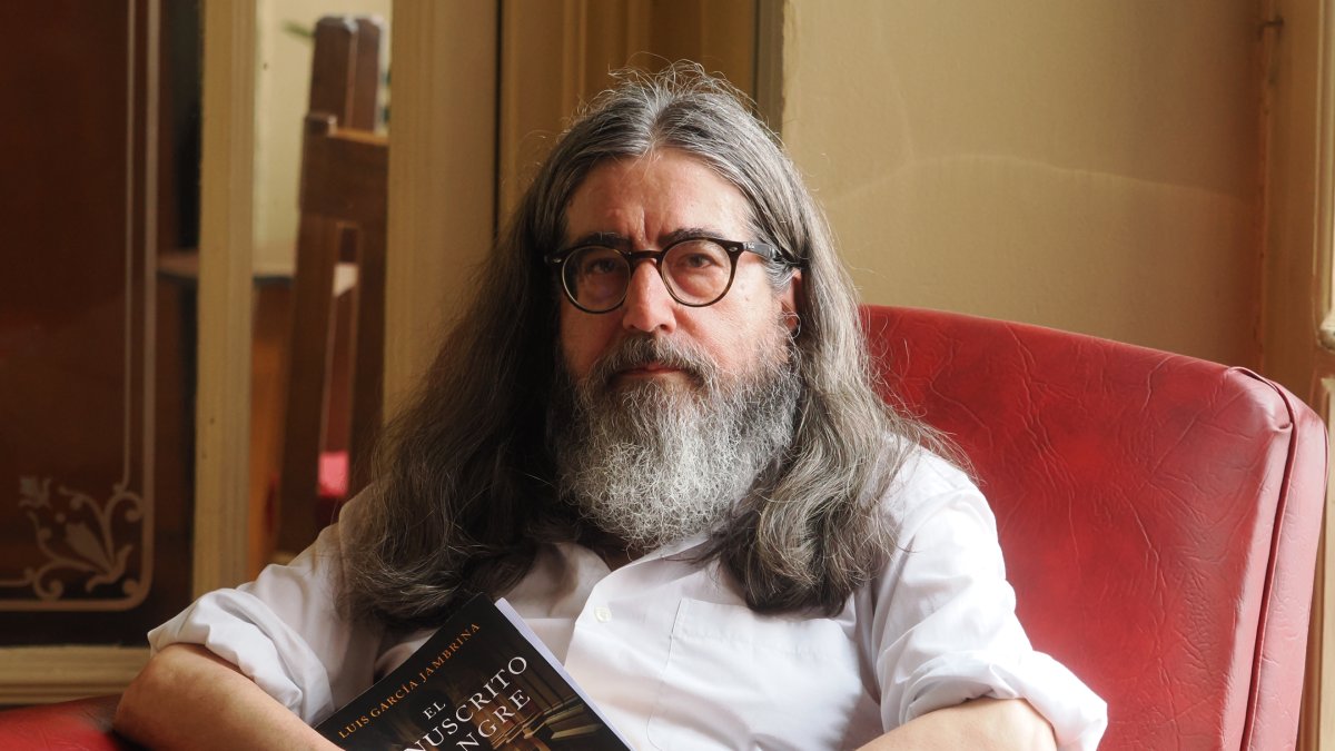 Luis García Jambrina en la 58 Feria del Libro de Valladolid