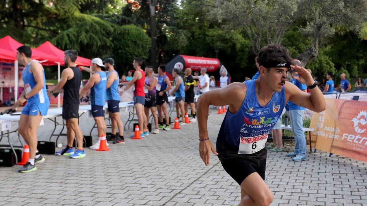Un momento de la prueba absoluta masculina.