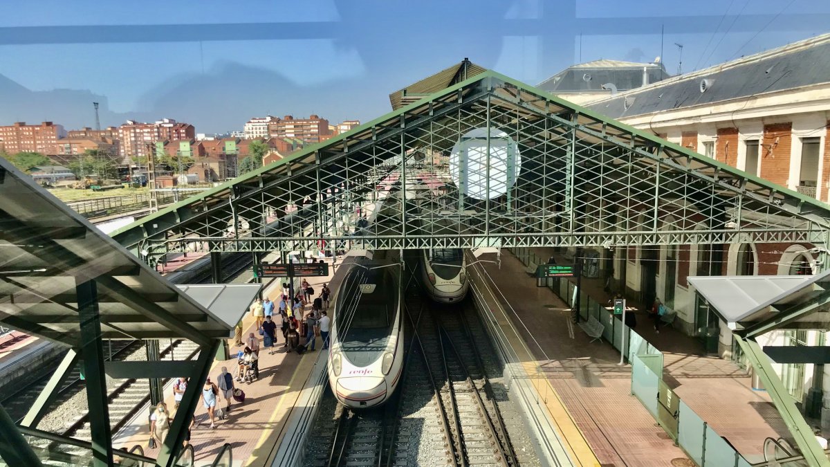 Estación de Campo Grande en Valladolid.