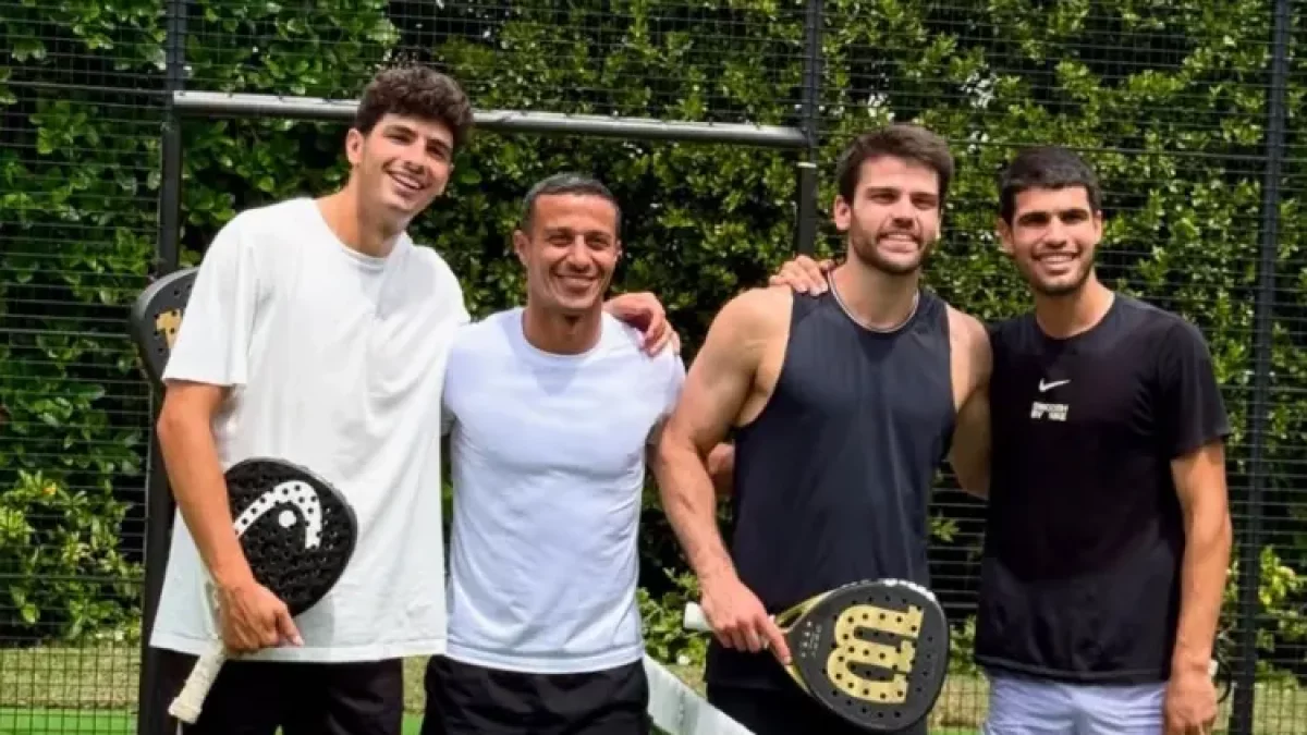 Arturo Coello, Thiago Alcántara, Javi Garrido y Carlos Alcaraz.