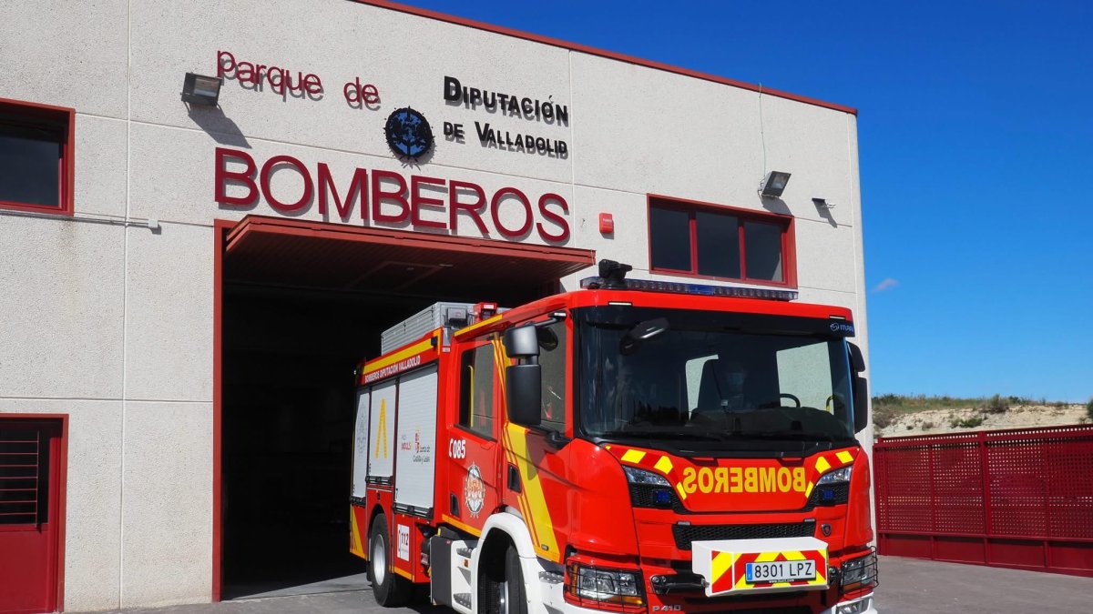Camión de bomberos de la Diputación en una imagen de archivo