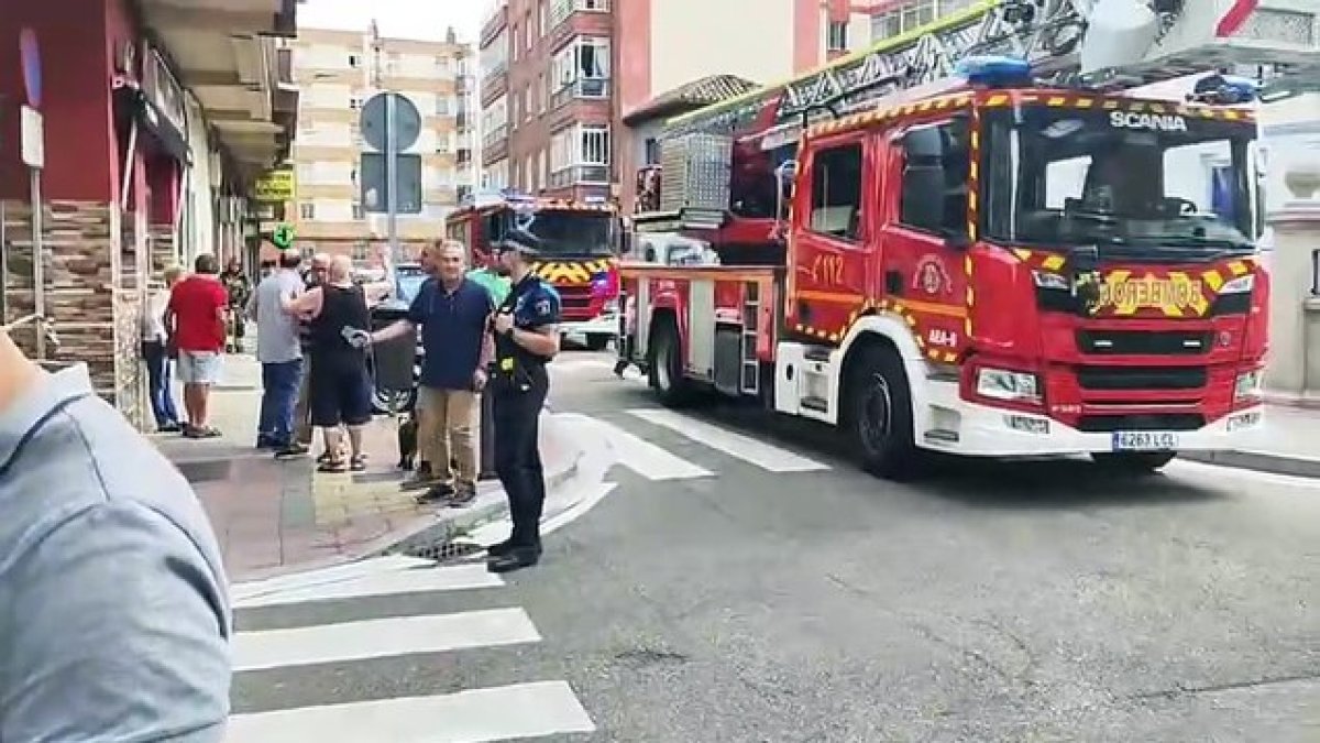 Incendio en una antigua panadería de La Rubia de Valladolid