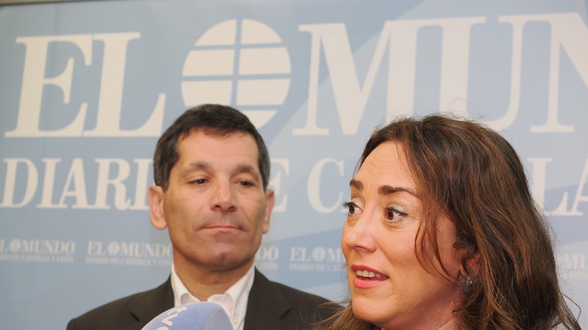 La consejera de Agricultura, Ganadería y Desarrollo Rural, María González Corral, en el Club de Prensa de El Mundo de Castilla y León