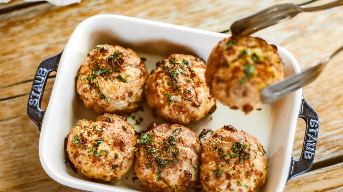 ALBÓNDIGAS DE RAPE Y CHIPIRÓN AL HORNO
