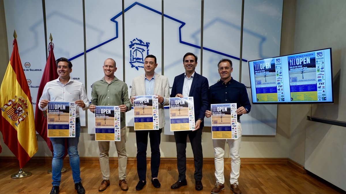 Presentación en la Diputación del III Open Villa de las Ferias de tenis.