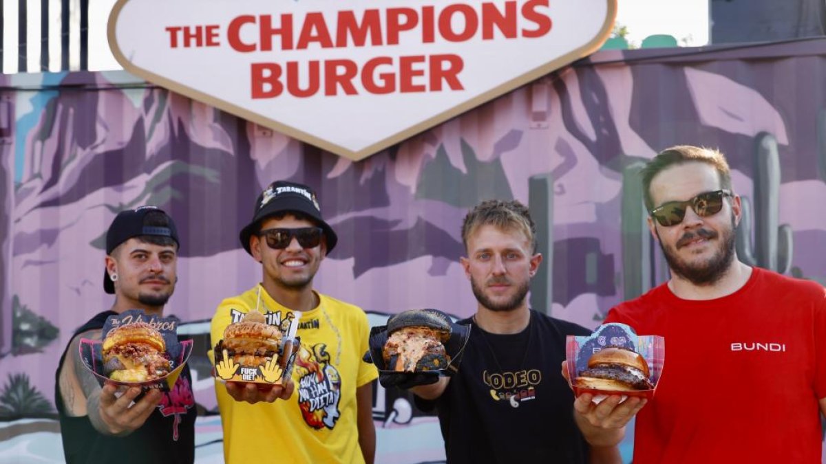 Ganadores de la Champions Burger de Valladolid.