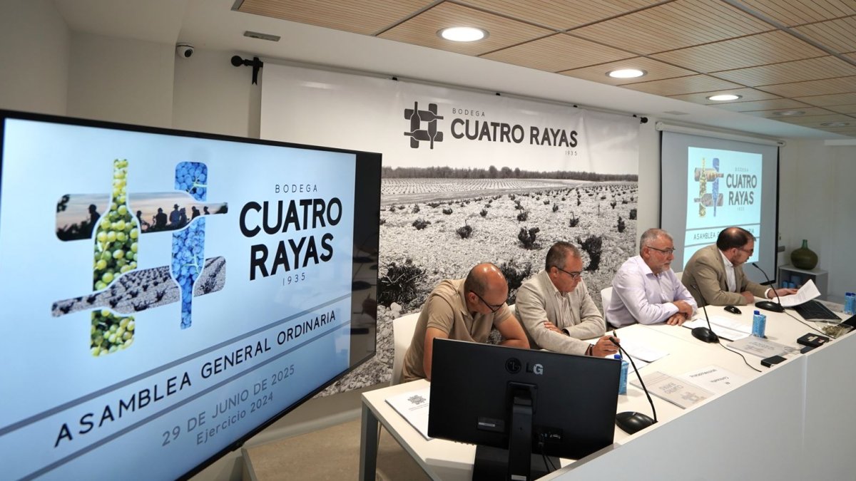 Asamblea general de la bodega Cuatro Rayas