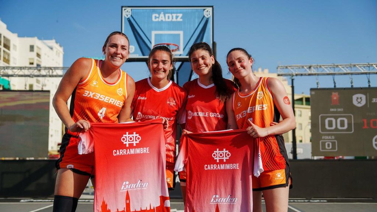 Tercer puesto del 3G Valladolid 3x3 en el Open Cádiz Foto de Pepo Herrera.