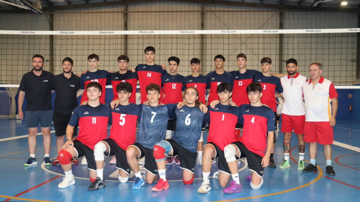 Selección de Castilla y León en categoría cadete masculino.