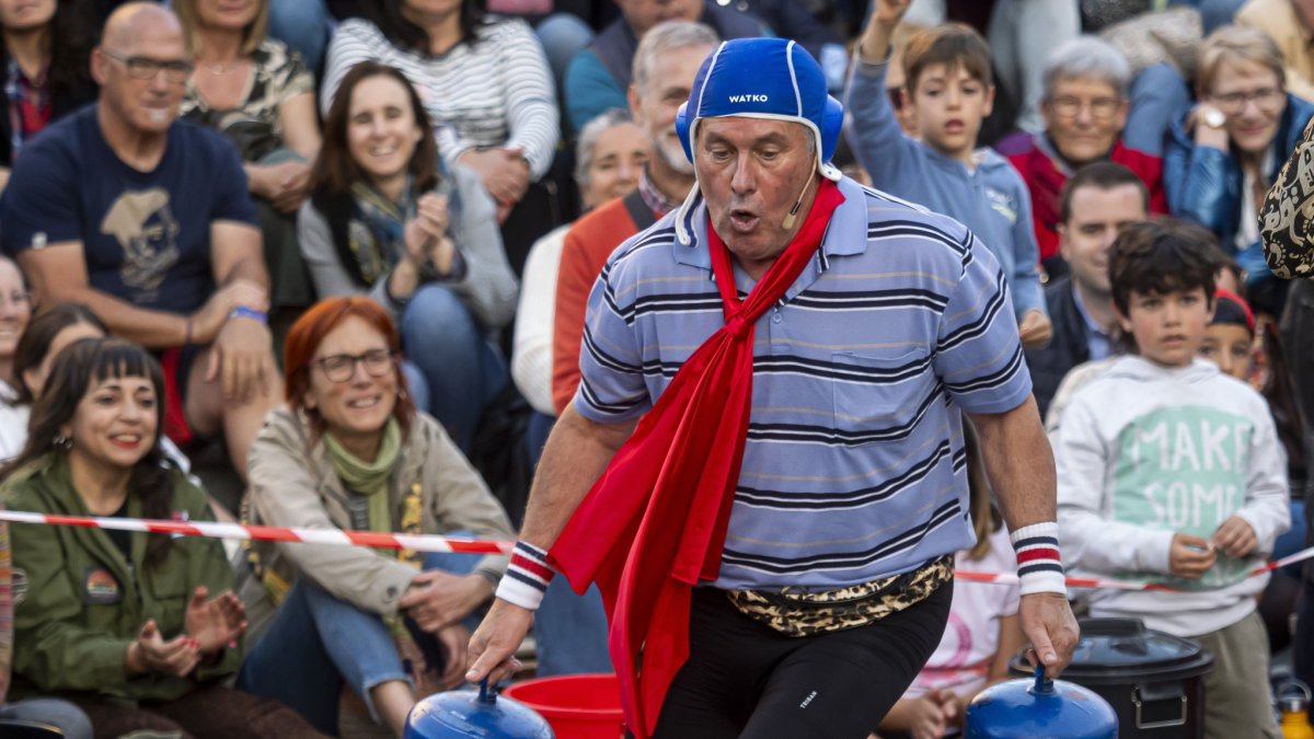 Santi Ugalde, de la veterana Trapu Zaharra, en ‘Dale Ramón’.