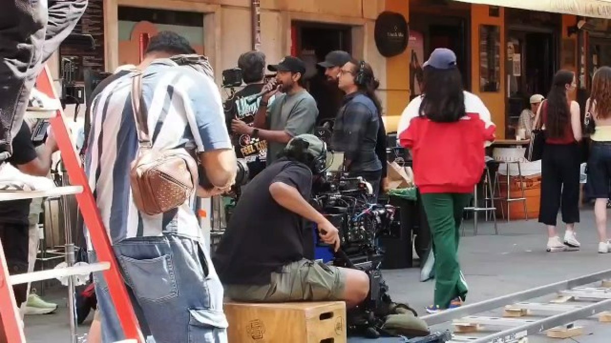 Rodaje de la película de Bollywood 'Alpha' en Valladolid