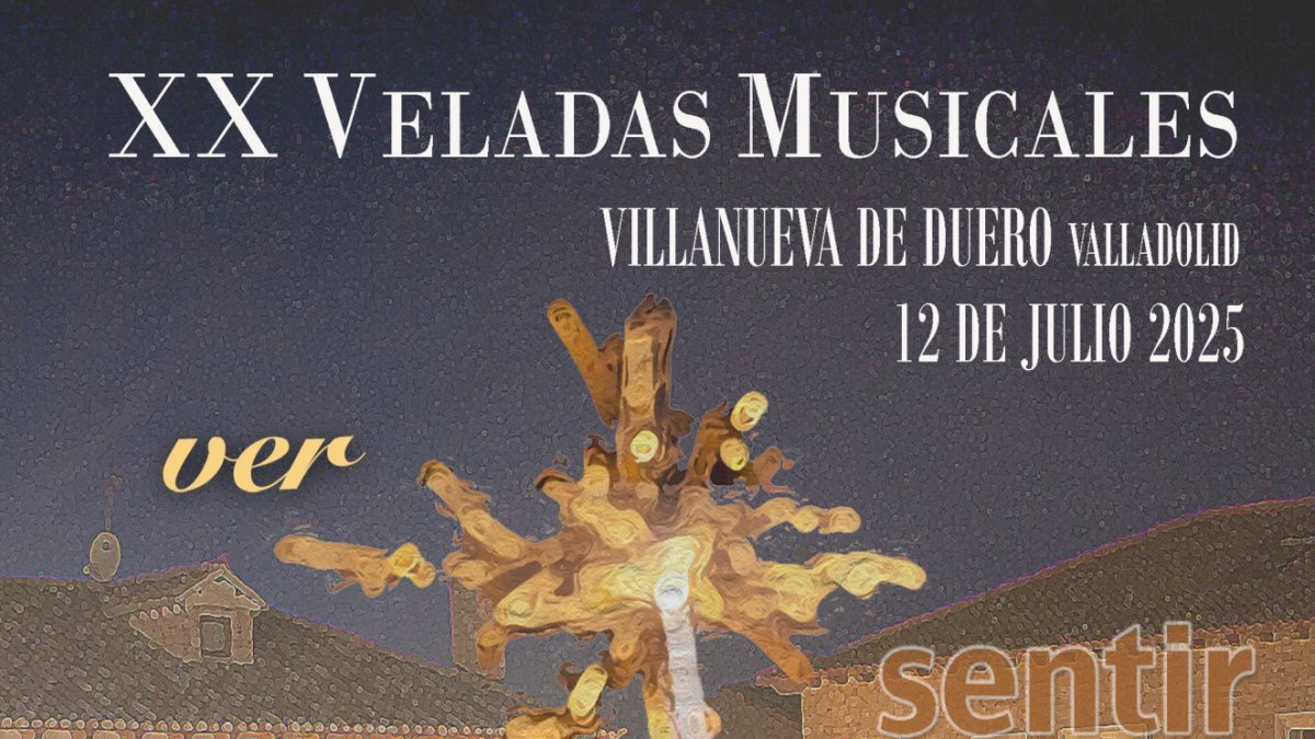 Cartel de la XX edición de Veladas Musicales