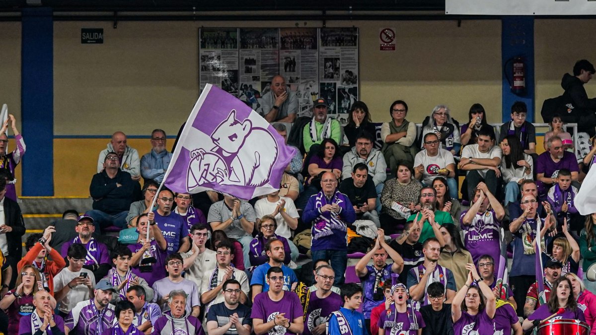 Imagen de una de las gradas en un partido de la pasada campaña.