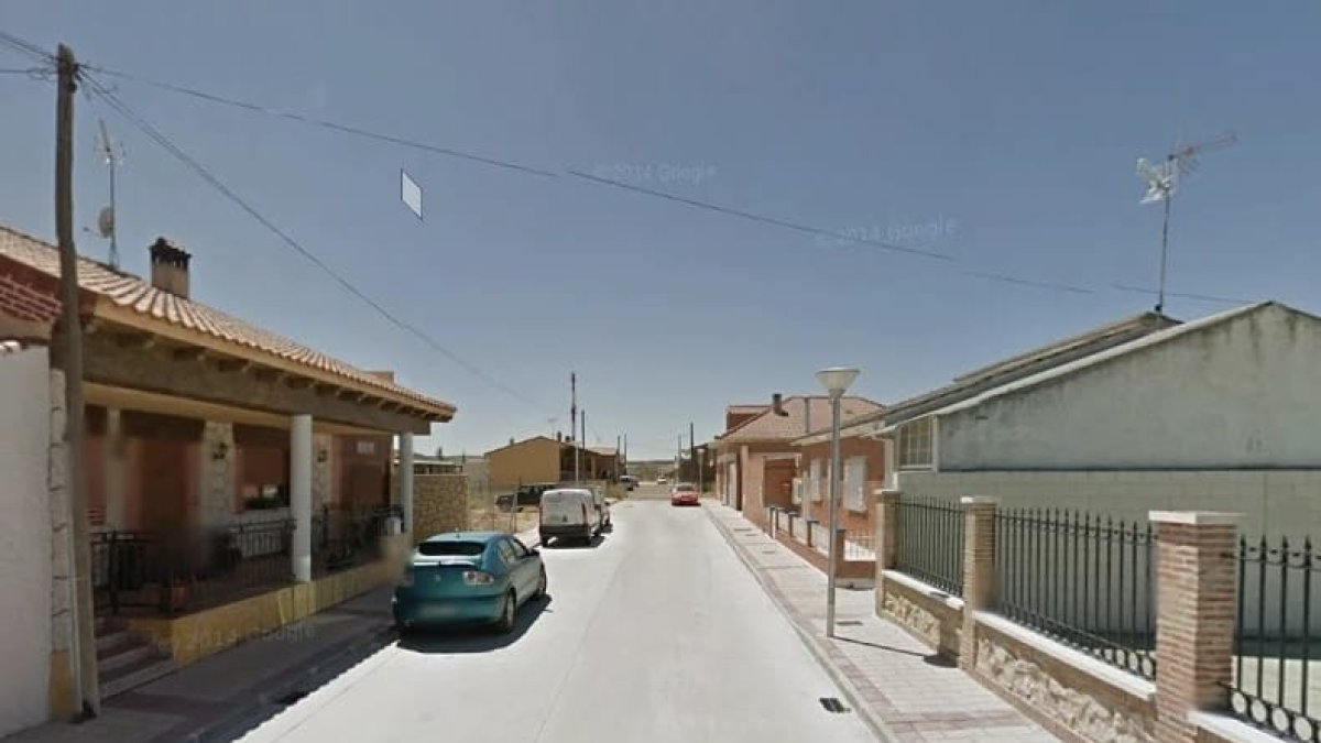 Calle Olmo en Valdestillas, donde tuvo lugar el atropello.