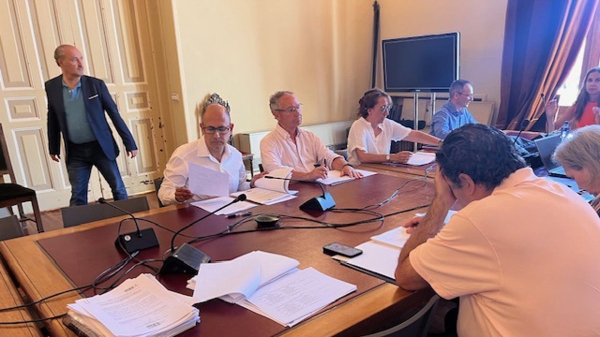 Asistentes a la Comisión de Movilidad y Urbanismo del Ayuntamiento de Valladolid.