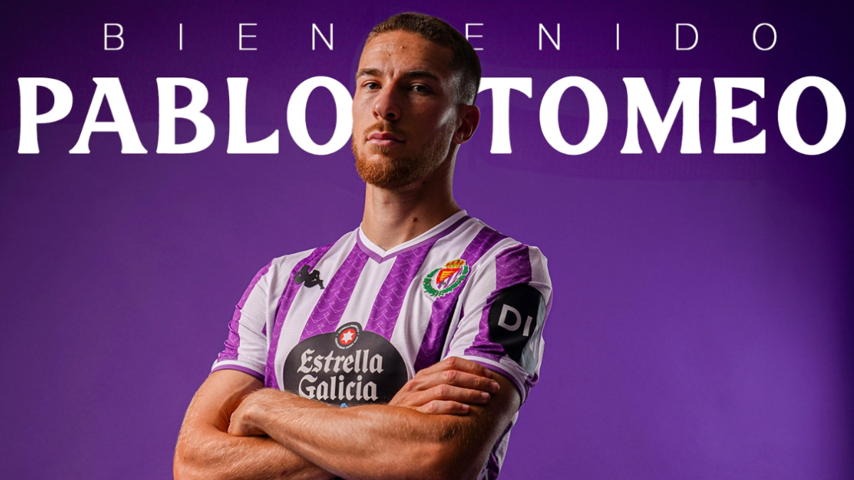 Pablo Tomeo, nuevo jugador del Real Valladolid.