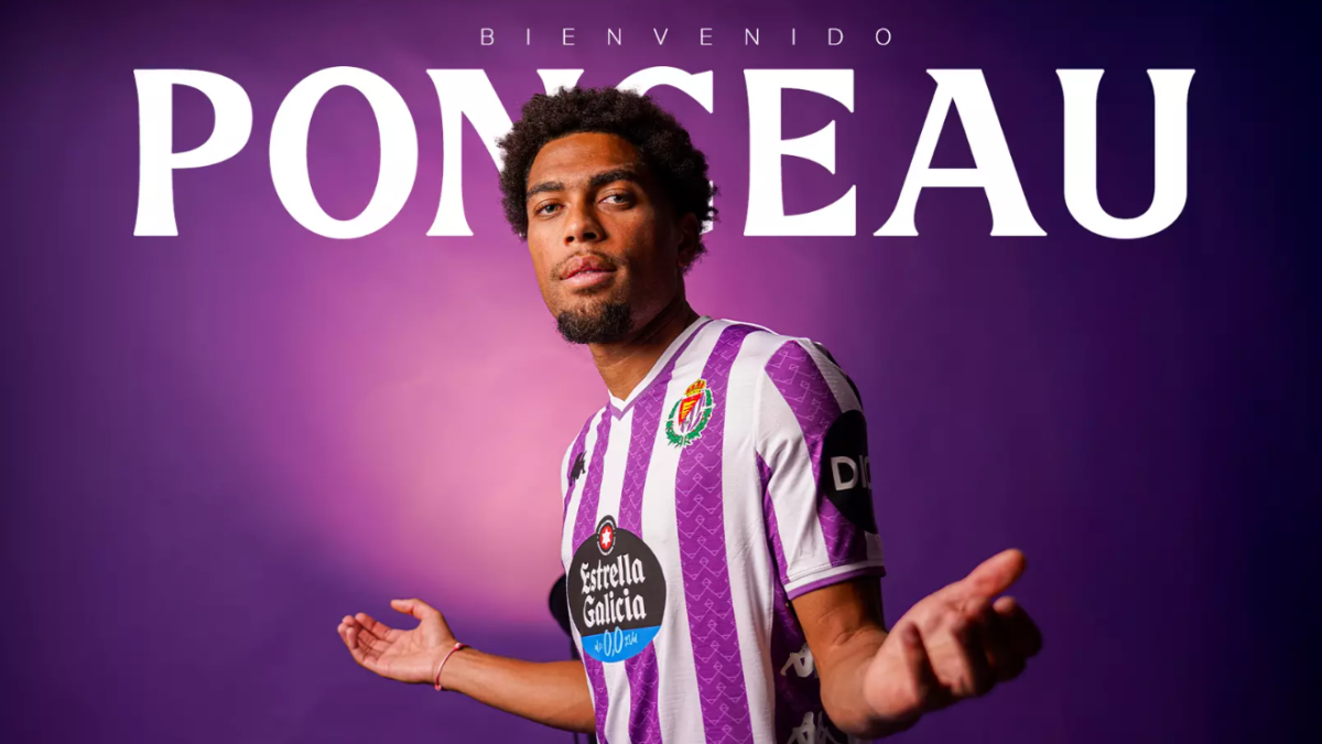 Ponceau, nuevo jugador del Real Valladolid.
