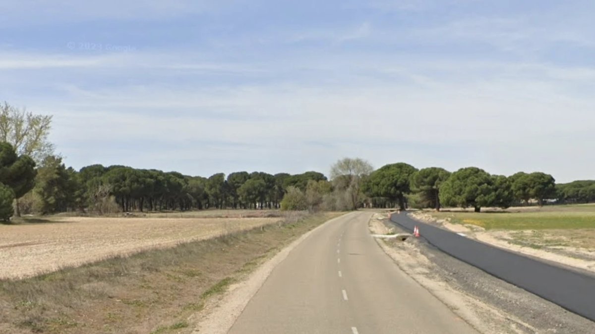 Calle Cañada Nava del Pinar, donde ocurrió el accidente.