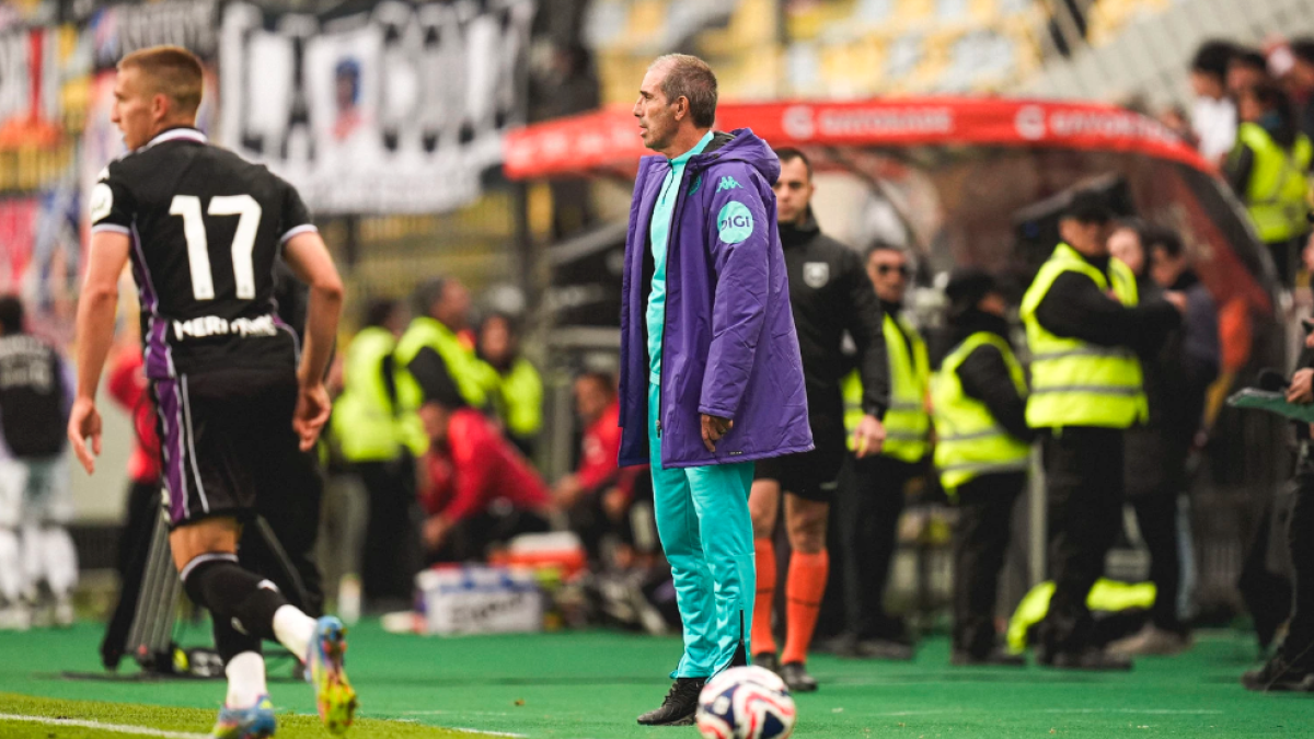 Almada, en el partido amistoso ante Colo Colo.
