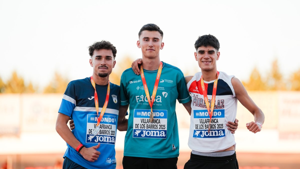 Mario Palencia, campeón de España sub20 en Villafranca.