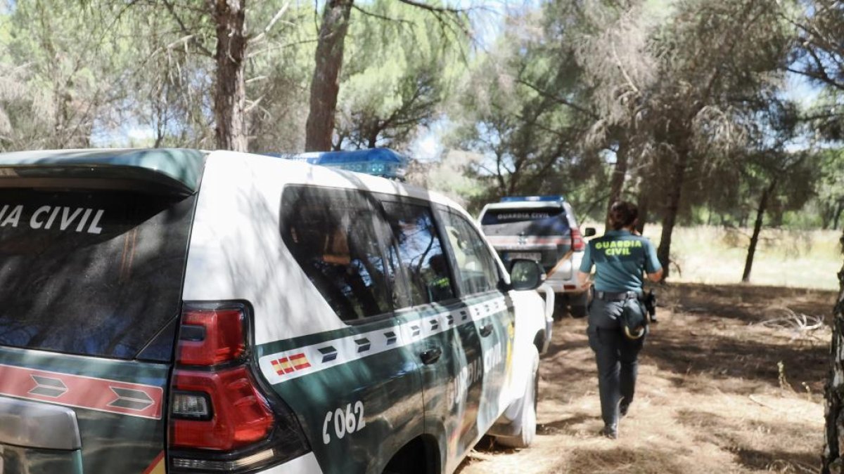 Dispositivo de la guardia civil para la búsqueda de Noemí