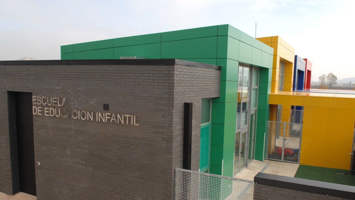 Un colegio en una imagen de archivo