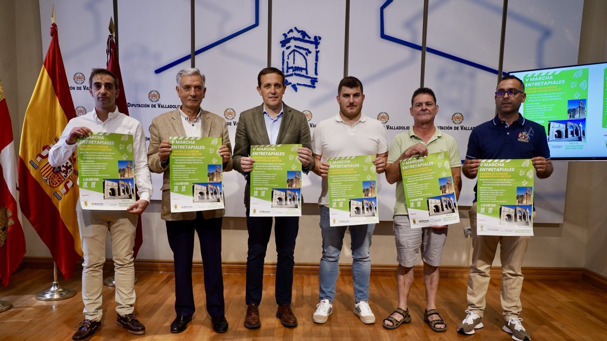 Presentación de la V Marcha Entretapiales contra el cáncer.