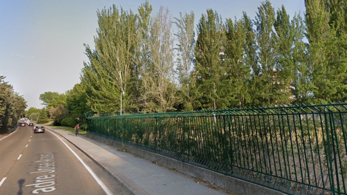 Calle Padre José Acosta, donde ocurrió el incendio